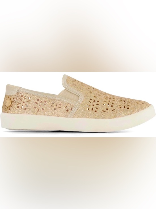 Kenneth Cole Reaction Shoes - NIB [Kenneth Cole] Reaction Gold Shimmer Slip On Starburst Sneaker Women's Sz 5